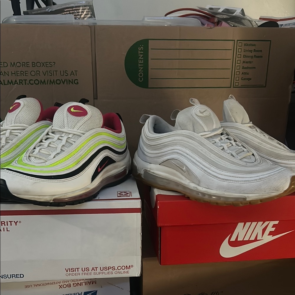 2 Pairs of Nike Air Max 97  Size 11 Men's
